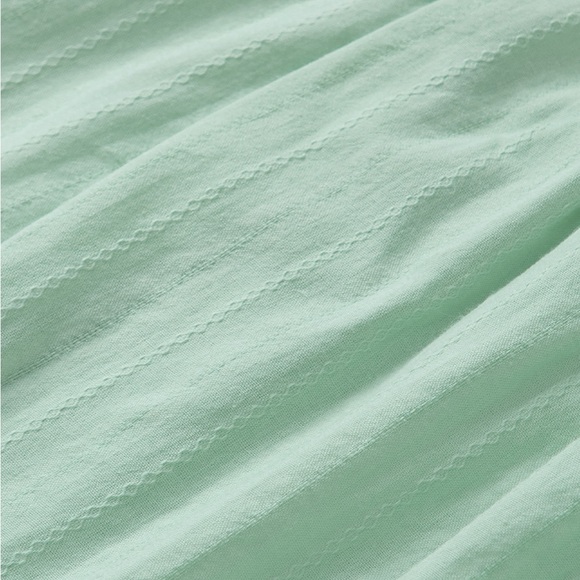 Green Printed Floral Patchwork Frilled Split
Neck Blouse Bohemian Top - Picture 11 of 16